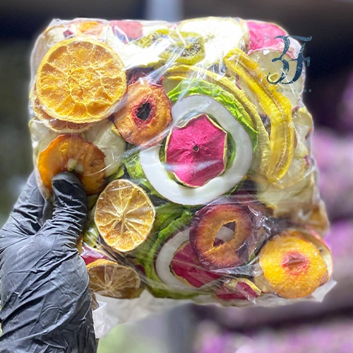 اسلایس میوه خشک لوکس میکس 200 گرمی 1 اسلایس میوه خشک لوکس میکس 200 گرمی