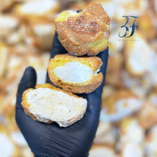 بستنی خشک نون خامه ای نیم کیلویی 1 بستنی خشک نون خامه ای نیم کیلویی