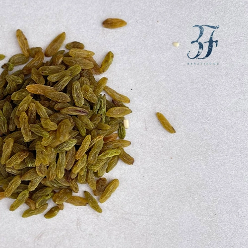 کشمش سبز قلمی لوکس A2 2 کشمش سبز قلمی بازرگانی براتی